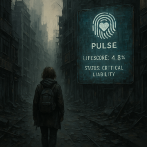 In a future ruled by algorithms, your every breath has a price.